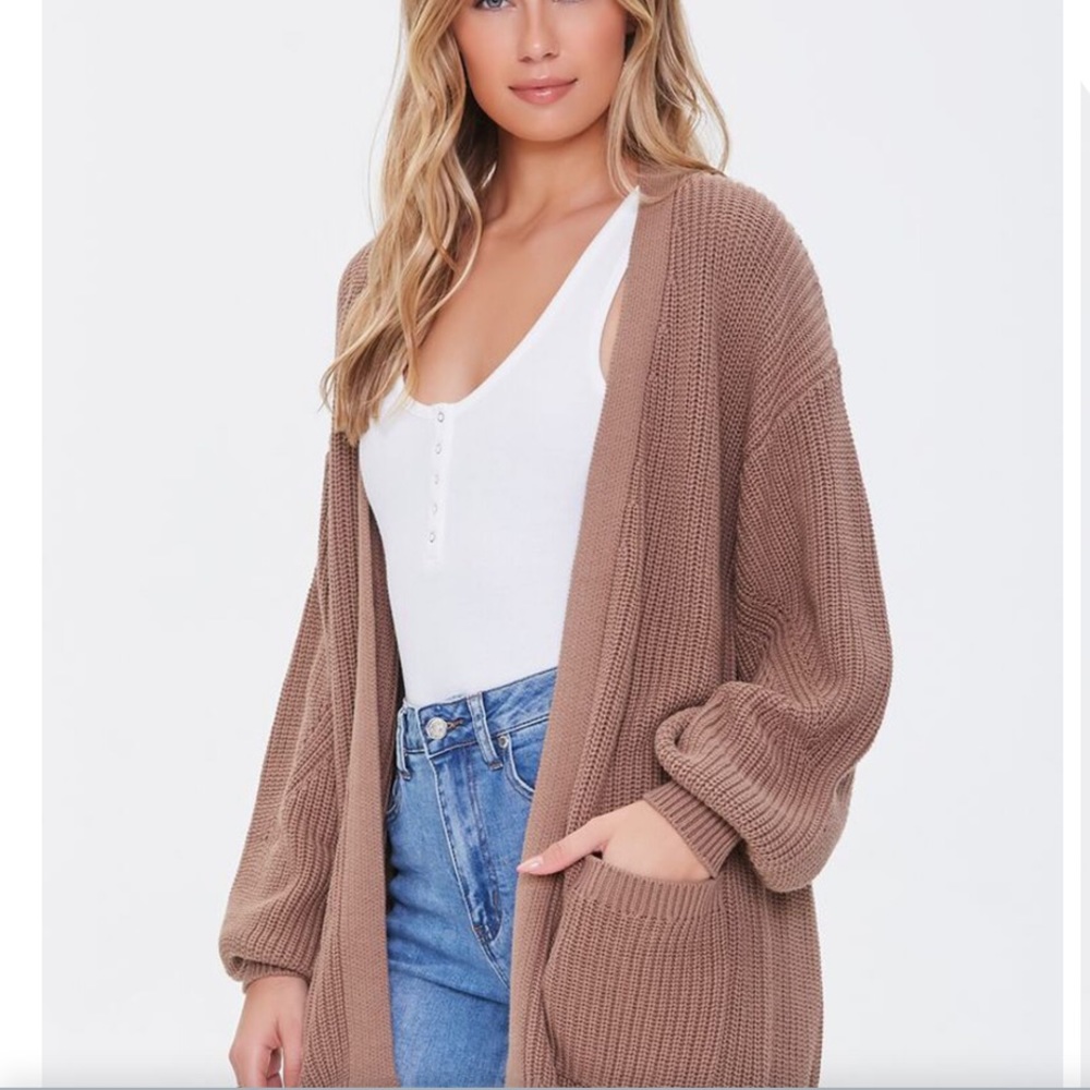 New with Tags Forever 21 Open-Front Cardigan Sweater